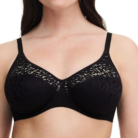 🩷🩷Chantelle Norah 13F1 Seamless Underwire Bra Black 38DD - Picture 1 of 6